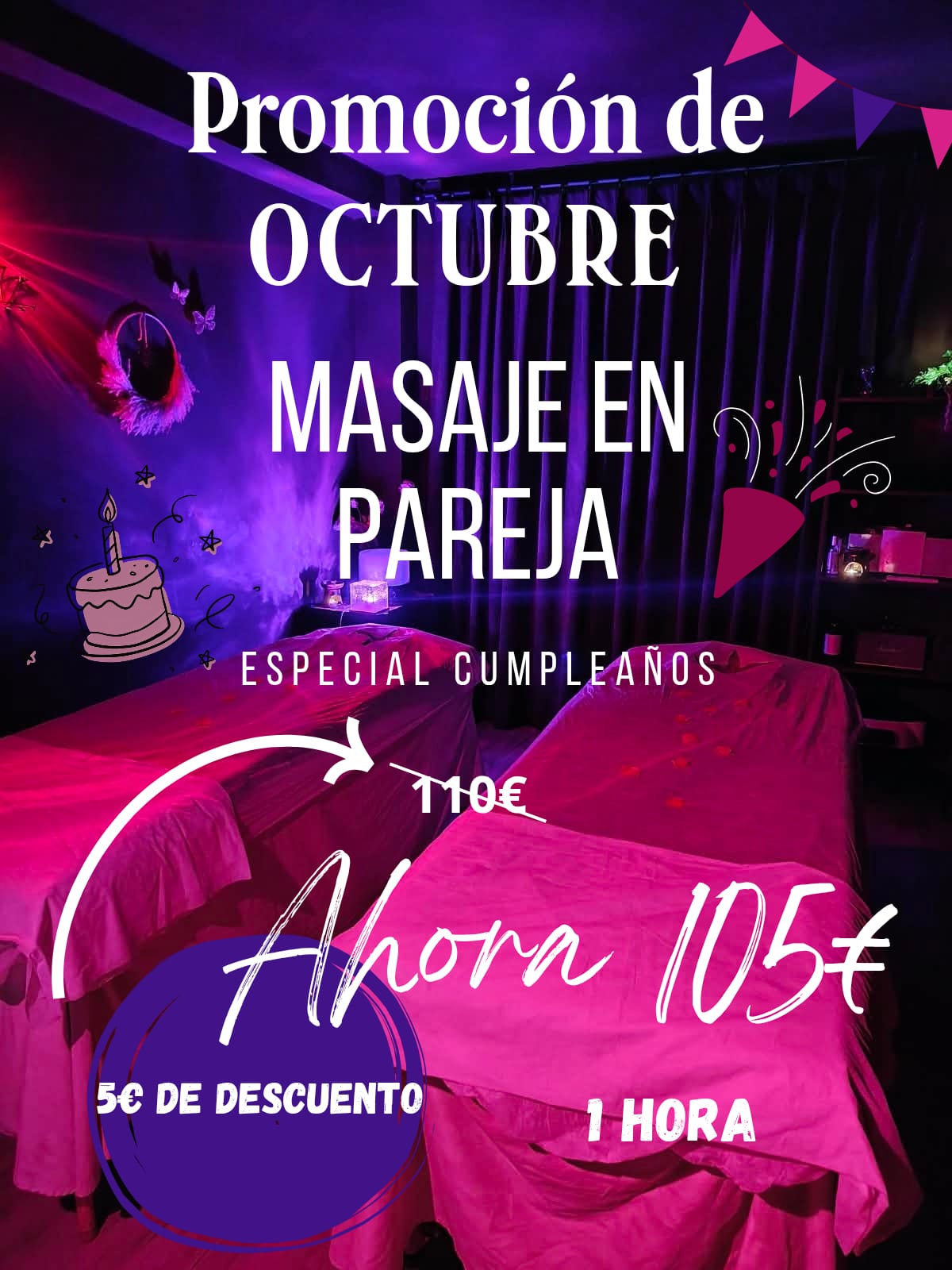 Masaje en pareja