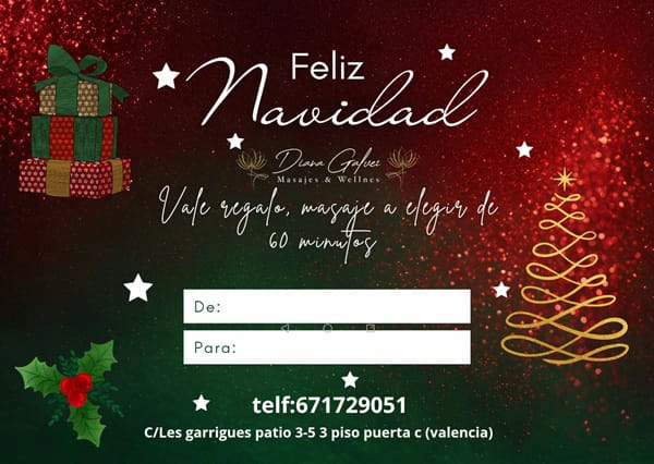 Vale regalo Navidad 2025